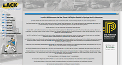 Desktop Screenshot of lackplus.de